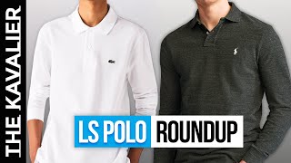 The Best Long Sleeve Polos for Men (Lacoste, Rhone, Sunspel, Lands' End and more)