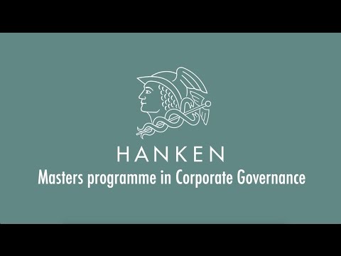 Corporate Governance MSc Programme - Hanken School of Economics