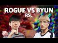 ROGUE vs BYUN'S Brutal Proxy Rax Cheese | RSL (Bo5 ZvT) - StarCraft 2