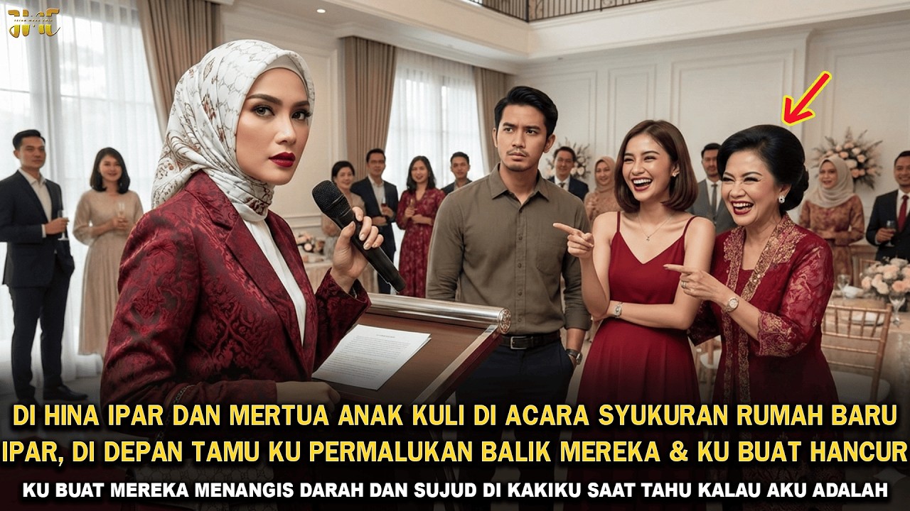 DI HINA MERTUA DAN IPAR ANAK KULI DI SYUKURAN RUMAH BARU IPAR,DIA TAK TAHU AKU PEMILIK 100 RUMAH INI