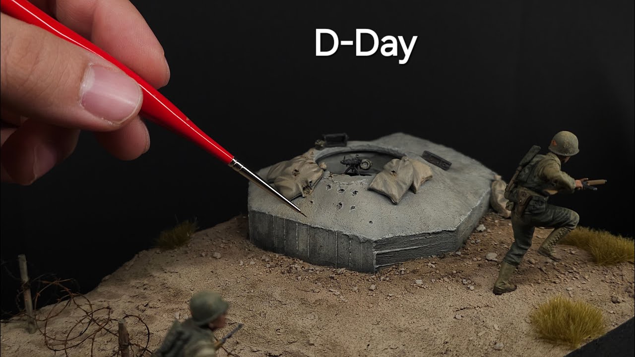 Normandy 1944 Diorama - Omaha Beach - 1/35