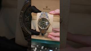 New in: Rolex Oyster Perpetual Datejust ⌚️🌟 #rolex #unboxing #luxurywatch