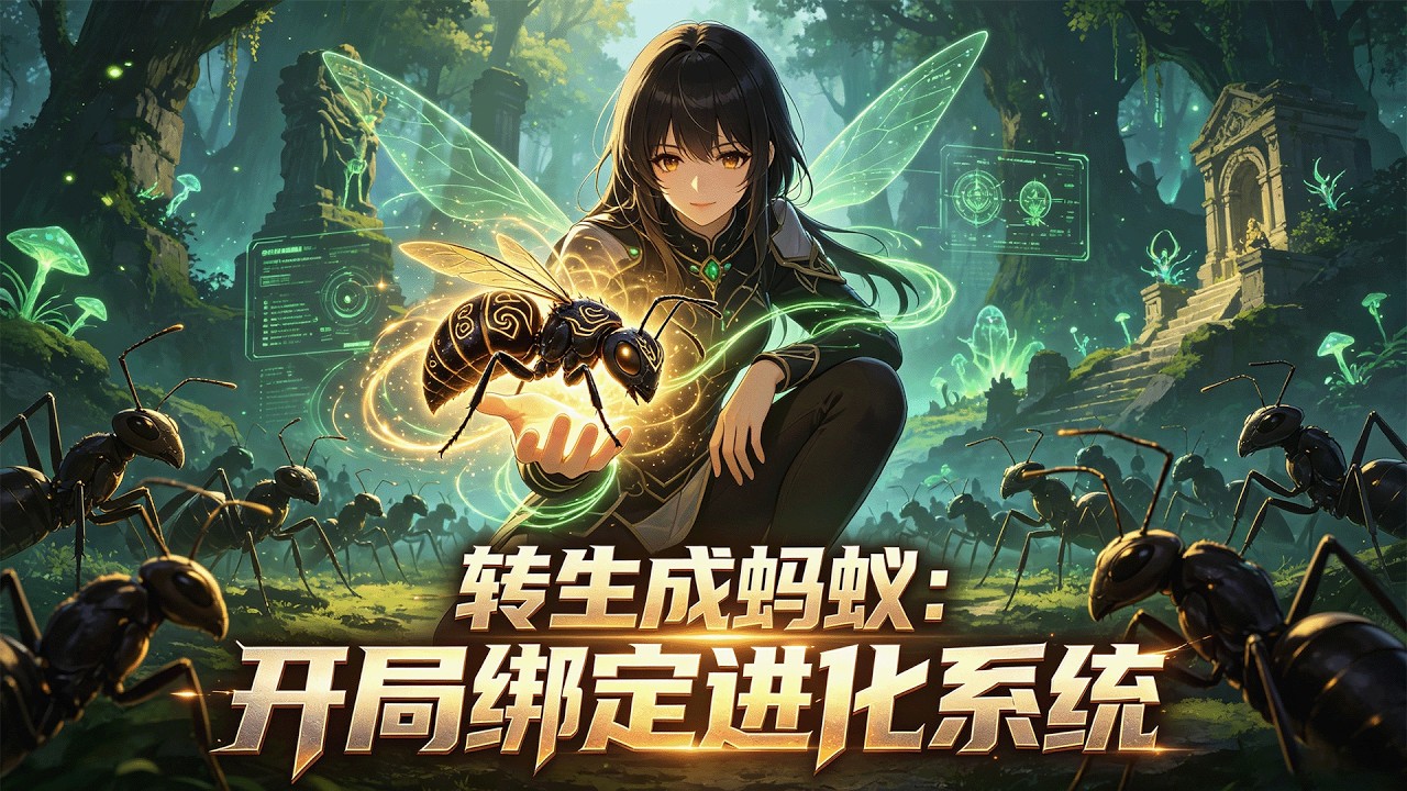 【FREE】《转生成蚂蚁:开局绑定进化系统》重生黑蚁绑定进化系统,与少女契约相伴,觉醒上古血脉探寻虫族传承。#动漫 #小说改编 #漫画