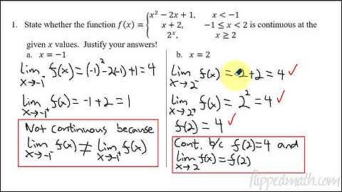 Calculus AB/BC – 1.11 Defining Continuity at a Point