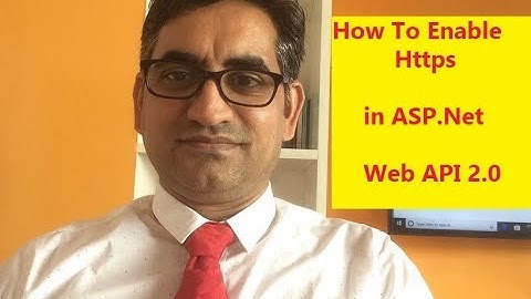 Web api Security - secure web api with ssl - Web API 2 0 asp.net