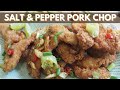 JUICY CRUNCHY Salt Pepper Pork Chops Recipe | Wally Cooks Everything