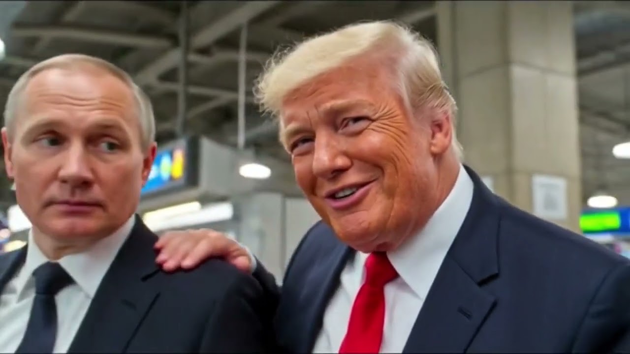 Trump, Putin & Zelensky: The Unexpected Meeting at the Train Station 