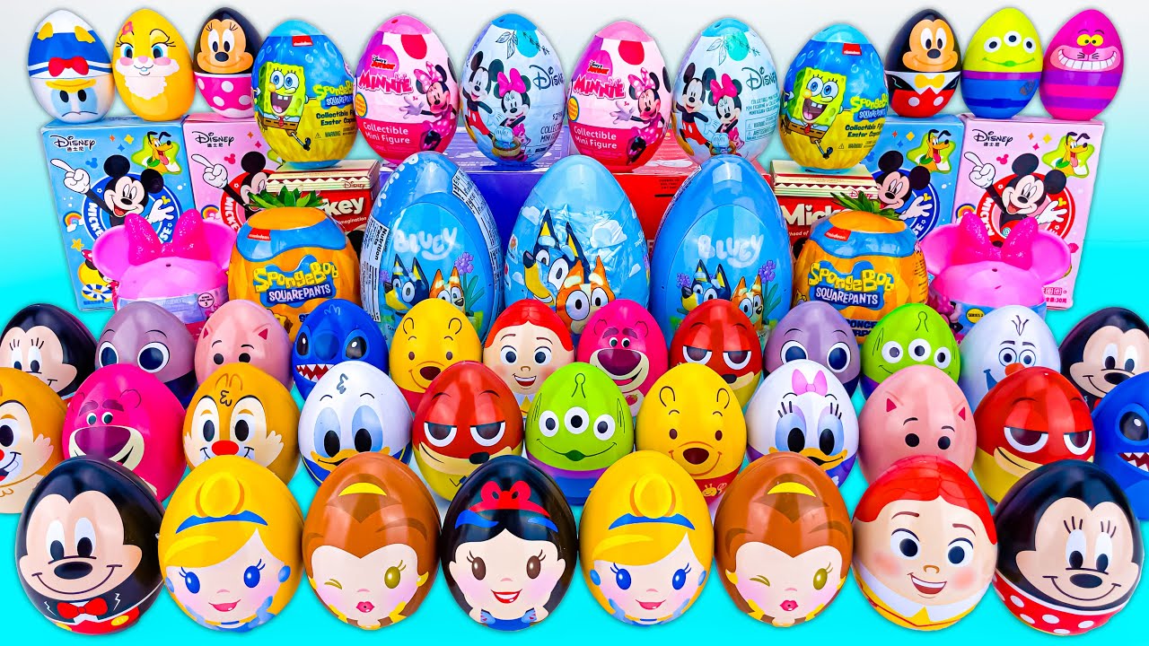 UNBOXING DISNEY SQUISHY Mystery Toys Series ASMR | NO TALKING