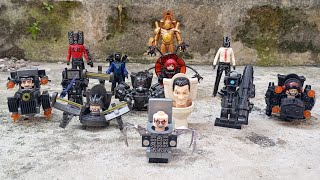 Menemukan Mainan Skibidi Toilet !! Tv Man, Cameraman, Speakerman, Tv Woman, Action Figures