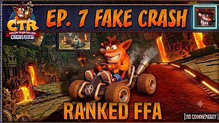CTR Nitro Fueled - Ranked FFA | Ep.7 Fake Crash