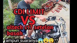 pasang cdi limit VS altech c17 di motor rxking suaranya ampun 😱🙉
