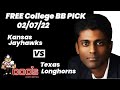 College Basketball Pick - Kansas vs Texas Prediction, 2/7/2022 Best Bets, Odds & Betting Tips