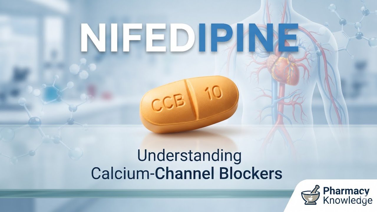 💊 Nifedipine — Calcium-Channel Blocker - YouTube