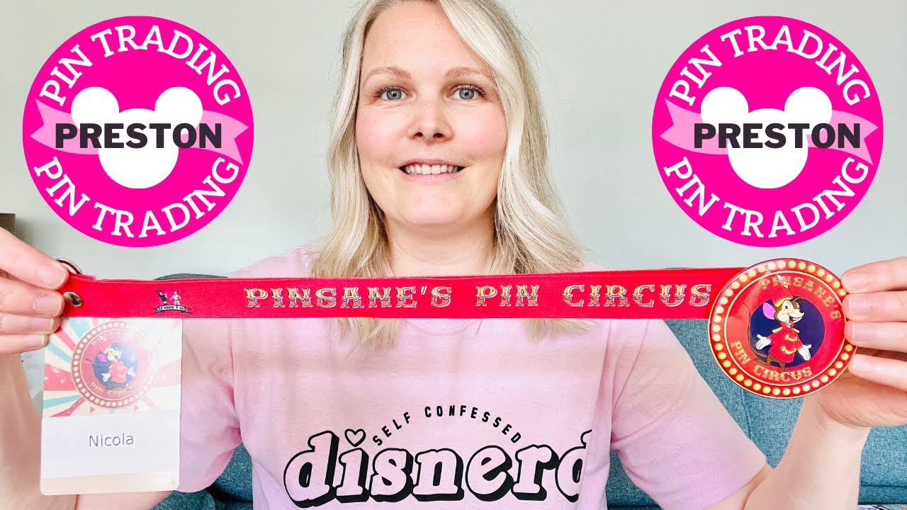 Мероприятие по торговле значками Disney UK Pins в Престоне 2023 г. 