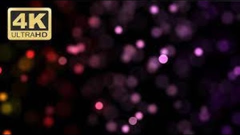 Motion Graphics Background Loop 4k - Colorful Bokeh Particles Blur Effect - Free Download