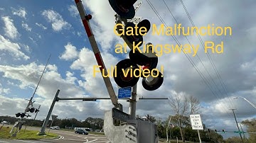 Gate Malfunctions On Railroad Crossing! CSX Workers Fix The Gate (Full Video)