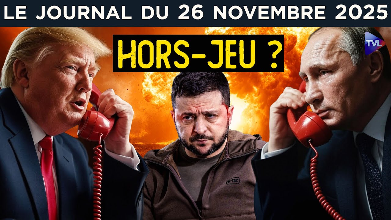 Ukraine: la paix de Trump encore repoussée par Zelensky et Macron ? JT du mercredi 26 novembre 2025