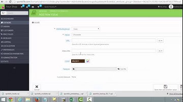 Managing Attributes and Combinations Prestashop 1.6