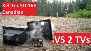Shooting 2 TVs Keltec SU16