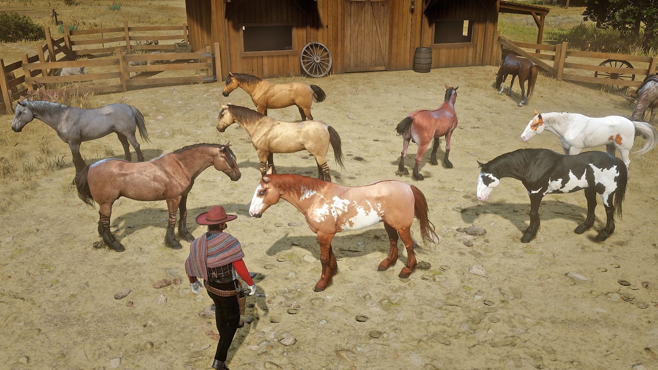 John Marston’s Most Beautiful Tamed Mustangs | RDR2 Mustang Collection ...