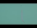 Fly Casting Simulation TRY6 the influence of the casting direction フライキャスティングをunityで再現