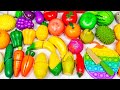 Satisfying Video | How to Cutting Fruits and Vegetables ASMR | PINEAPPLE mixing Squishy