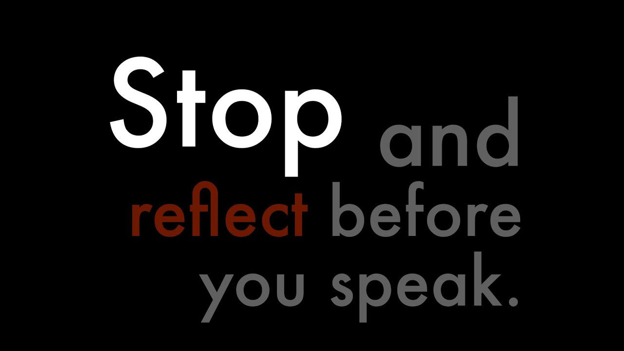 1 MINUTE PEDAGOGY: Stop.....Pause Before You Speak - YouTube