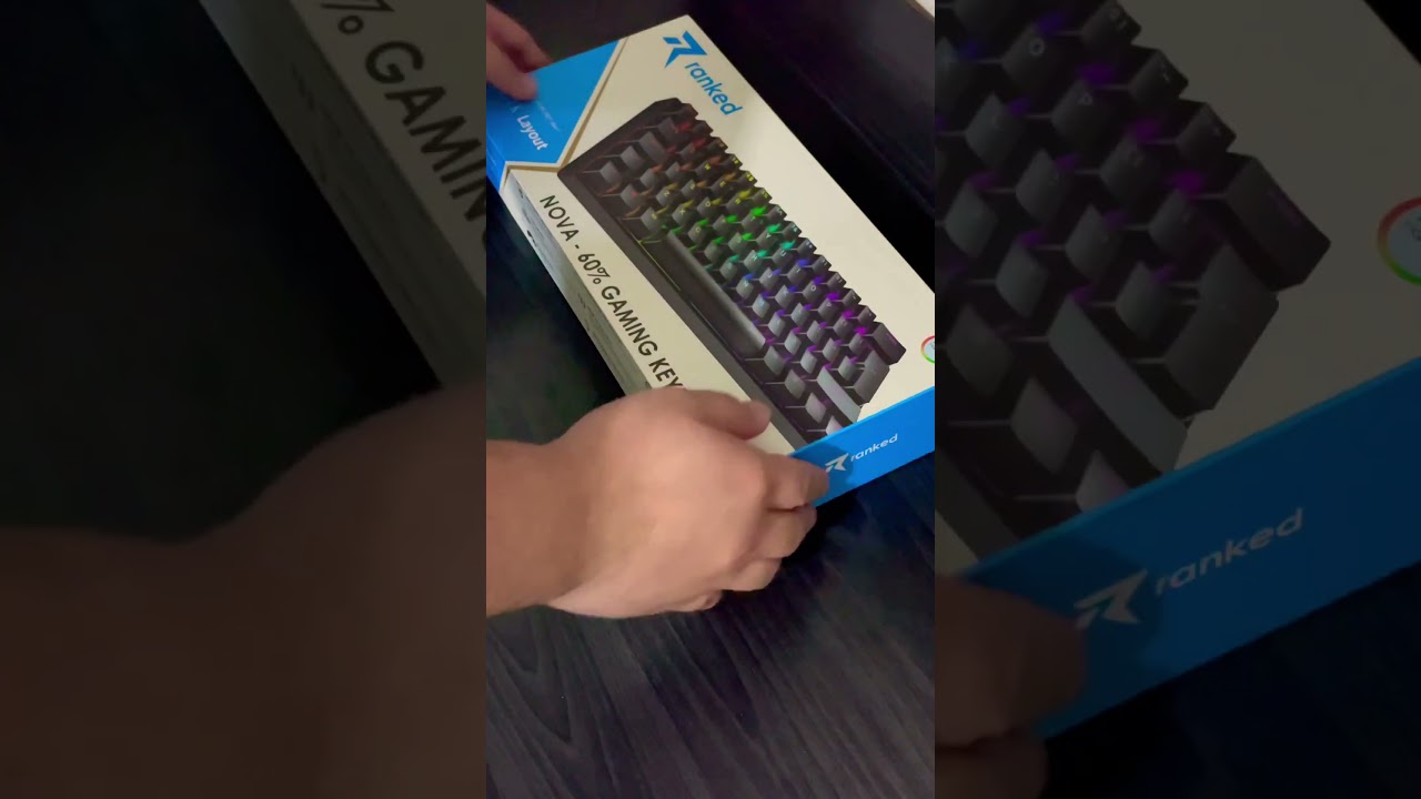 Unbox this ranked n60 wired mechanical hotswappable keyboard with me!