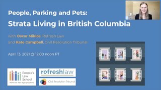 Strata Living in British Columbia (Recorded Webinar)