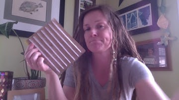 weaving cardboard loom (part 2: warp thread)