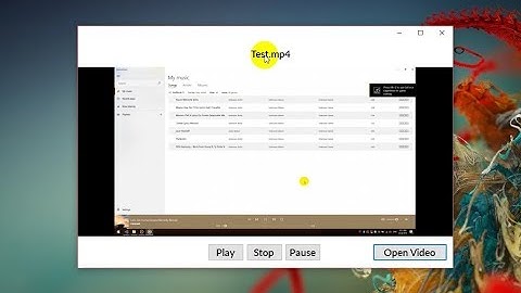 C# Tutorial - Create Video player