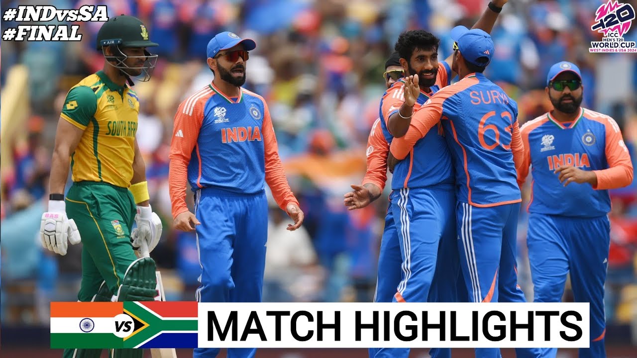 ICC T20 World Cup 2024 India vs South Africa Full Highlights 2024 IND VS SA 2024