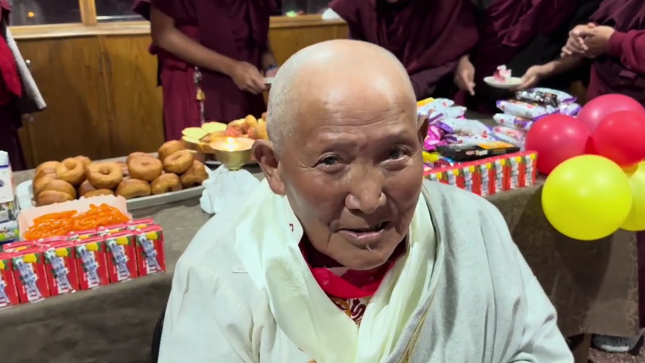 90th Birthday celebration of Rumtek’s Datsang most senior Cook ￼Appa Kado 