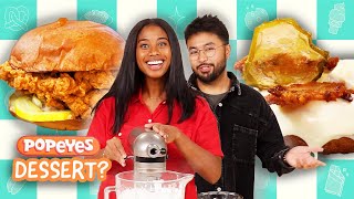 Which Chef Can Turn A Popeyes Chicken Sandwich into a Better Dessert? by Tasty 146,441 views 1 year ago 10 minutes, 38 seconds