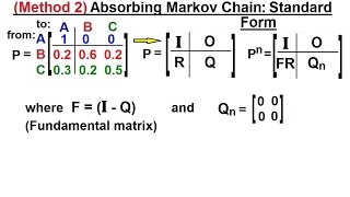 Prob & Stats - Markov Chains: Method 2 (35 of 38) Finding the Stable State & Transition Matrices Wealth