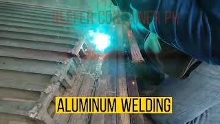 CRACKED REAR SILL REEFER CONTAINER BOX REPAIR - ALUMINUM WELDING