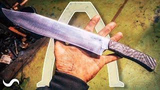 MAKING A BOWIE KNIFE WITH REAL ENGINEERING!!! PART 2 - WHY we heat treat steel!