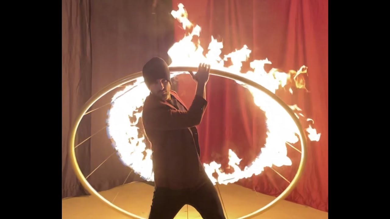 Fire Cyr Wheel