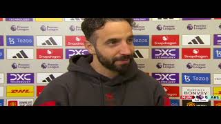 Ruben Amorim Post Match Interview || Manchester United vs Arsenal 1-1