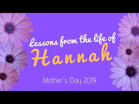 The Model Of Hannah's Prayer: Lessons From 1 Samuel 1 1 YouTube video thumbnail