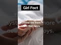 Did you know ? Girls are more likely to develop autoimmune diseases than boys ? #shorts #girlfacts