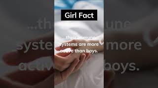 Did you know ? Girls are more likely to develop autoimmune diseases than boys ? #shorts #girlfacts