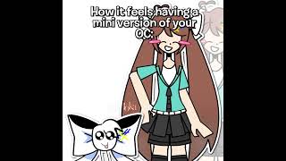 Mochabow: Why am i so mini #alightmotionviral #gacha #meme #trend #bfdi #art