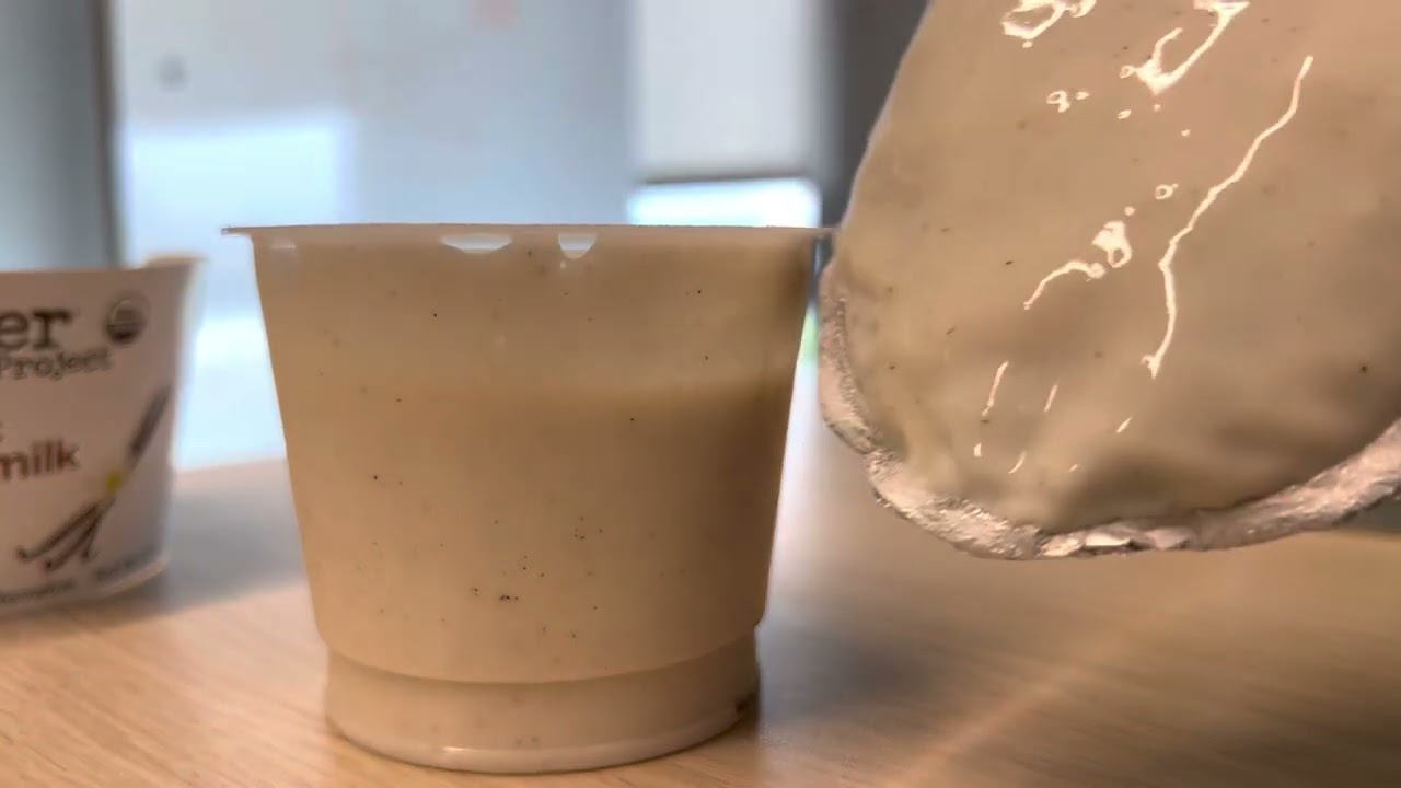Forager Project cashew milk yogurt vanilla bean asmr