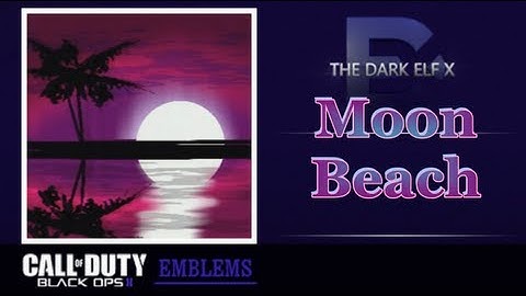 Black Ops 2 Emblem - Moon Beach