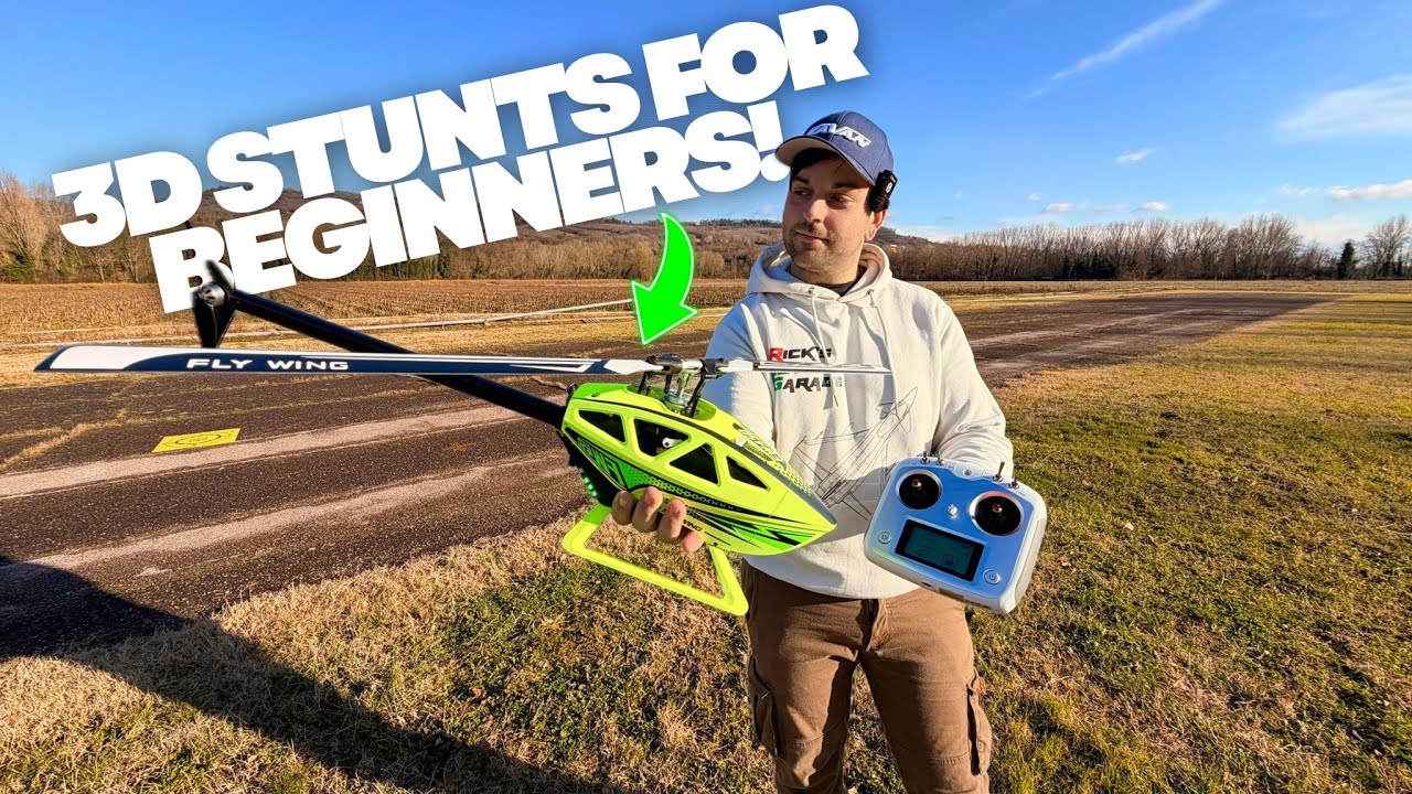 ANYONE CAN DO 3D WITH THIS R/C HELI! 🔥🚁 FlyWing FW450L V3 RTF GPS 3D - Flight Review! [4K60fps HDR]