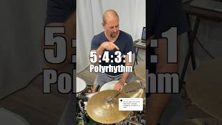 5:4:3:1 Polyrhythm on #drums