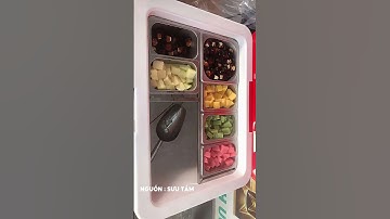 ✨ Thùng Đá Kết Hợp Khay Topping - Tiện Lợi Cho Anh Chị Chủ Quán |  #vinbar