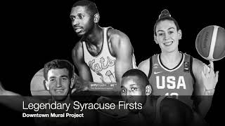 Legendary Syracuse Firsts - This mural, by Jonas Never is a tribute to Legendary Firsts.   HD 720p