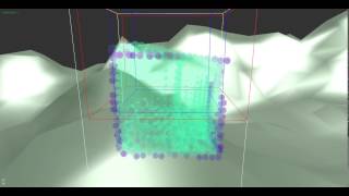 SPH Wind Sim with simple Terrain Tracing